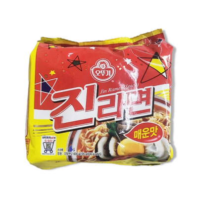 (오뚜기)진라면멀티(매운맛) 120g*5입