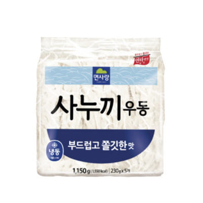 (면사랑)사누끼우동면(냉동) 230g*5개