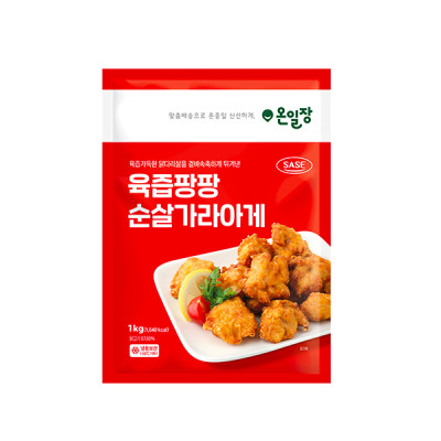 (사세x온일장)육즙팡팡순살가라아게 1kg